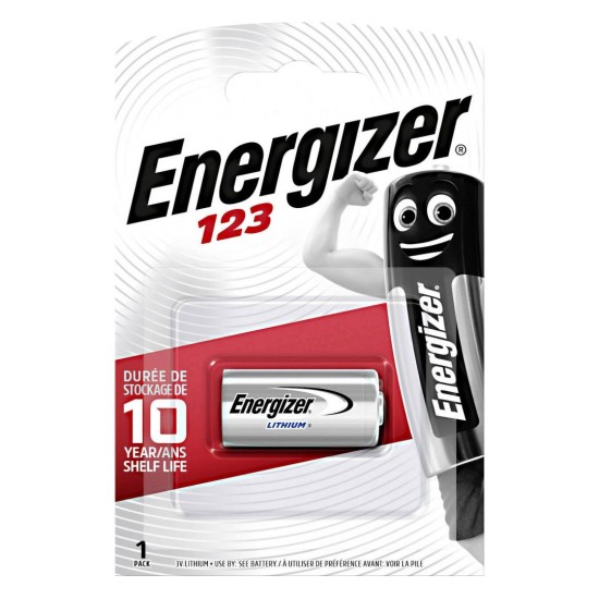 Baterija Energizer Lithium CR123 (1 pcs.)