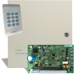 DSC PC1404 ir PC1404RKZ apsaugos sistemos komplektas su korpusu